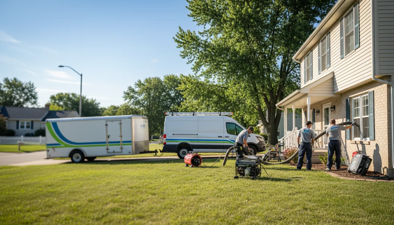 Flooded Basement Restoration And Cleanup With Repair in Belleville, KS near me